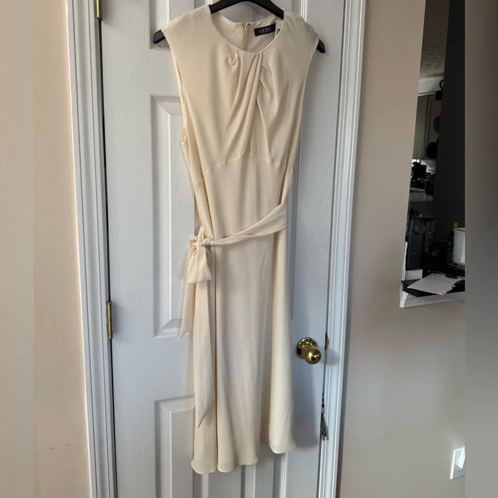 Ralph Lauren Cream Maxi Dress - Picture 5 of 6